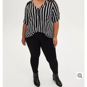 Torrid Striped Blouse